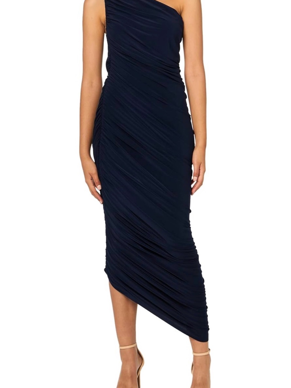 Norma Kamali Diana Dress in Navy